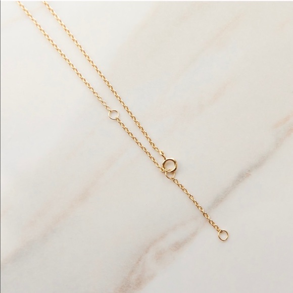 Gold Hammered Pendant | 925 Silver - Picture 7 of 8